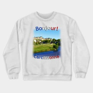 Carcassonne Castle scene Crewneck Sweatshirt